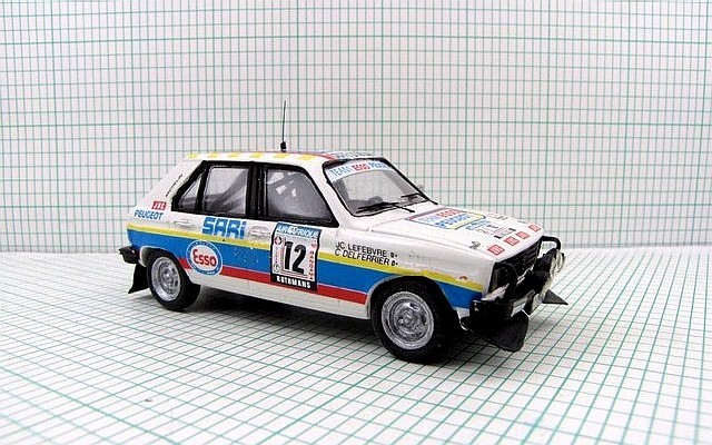 Peugeot berline 104 SL Gr2 Rallye du Bandama 1978